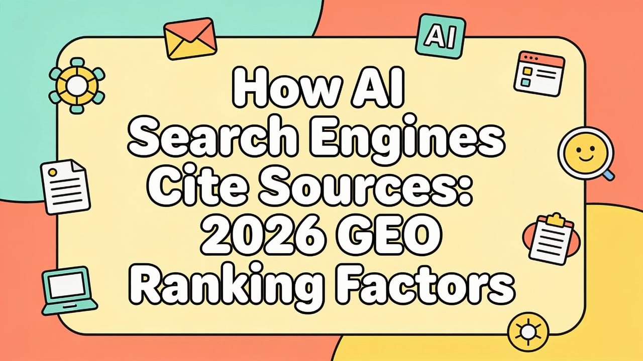 How AI Search Engines Cite Sources: 2026 GEO Ranking Factors